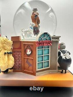 RARE Vintage Disney 101 Dalmatians 40th Anniversary Musical Snow Globe with Box