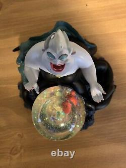 Rare Disney Catalog Exclusive Ursula Sculpture with Miniature Snow globe