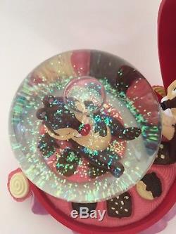 Rare Disney Chip N' Dale in Candy Box Snow Globe Large globe withoriginal box