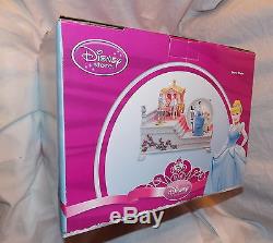 Rare Disney Cinderella Wedding Large Musical Snow Globe New in Box