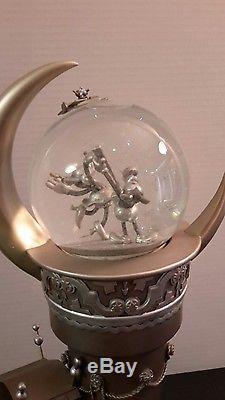 Rare Disney Mickey And Minnie Mouse 75th Anniversary Musical Snowglobe