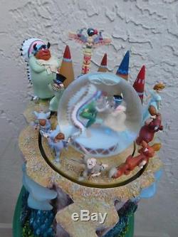 Rare Disney Peter Pan 55th Anniversary Snow Globe Musical Collectible