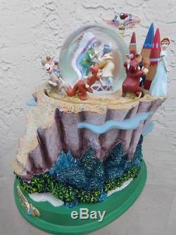 Rare Disney Peter Pan 55th Anniversary Snow Globe Musical Collectible