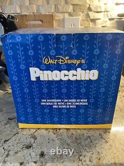 Rare Disney Pinocchio Musical Snow Globe Toyland by Victor Herbert Oop Vintage