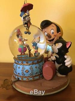 Rare Disney Pinocchio Snow Globe