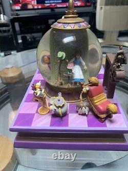 Rare Disney Snow-globe with Blower Beauty & The Beast There's Something There