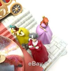 Rare Disney Store Exclusive 60th Anniversary Cinderella Wedding Music Snowglobe