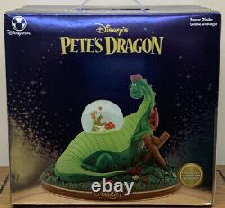 Rare! Disney Store Pete's Dragon Snowglobe Music Box Snow Globe Original Box Ex