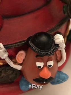 Rare Disney Toy Story Woody's Round Up Snow Globe, Lights up, MINT