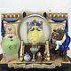 Rare Disney World Beauty And The Beast Two Sides Musical Snow Globe Read