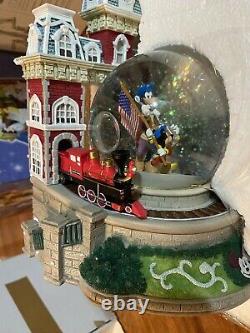 Rare! Vintage Disney Americana Main St Snow Globe. Bought In Disney Wrld. NIB