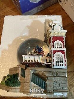 Rare! Vintage Disney Americana Main St Snow Globe. Bought In Disney Wrld. NIB