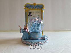 Rare Walt Disney's Cinderella Snow Globe Bibbidi Bobbidi Boo
