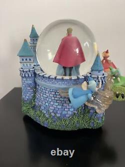 Sleeping Beauty Musical Snow Globe Once Upon the Dream Fairy Godmother's Castle