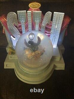 Stitch Snow Globe Dome Figure Presley Music Box Disney Light And Fan Work (read)