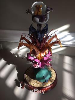 THE LION KING 10th Disney Rotating Snowglobe with Box Just Can't Wait To Be King