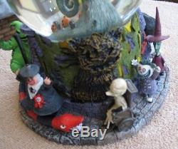 THE NIGHTMARE BEFORE CHRISTMAS MUSICAL SNOWGLOBE, Disney 1993, In Box, Excellent