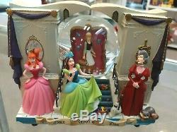 TWO SIDED Cinderella BEFORE & AFTER Musical SNOW GLOBE Disney RESORT EXCLUSIVE