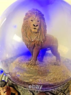 The Chronicles Of Narnia Musical Snow Globe -very Rare Disney -flaws See Video