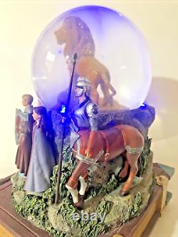The Chronicles Of Narnia Musical Snow Globe -very Rare Disney -flaws See Video
