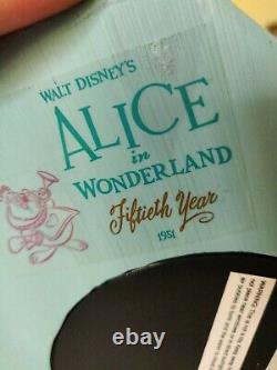 The Disney Store Alice In Wonderland 50th Anniversary Musical Snow Globe W Tag