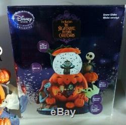 The Disney Store The Nightmare Before Christmas Snow Globe with Box 10 1/2 Tall