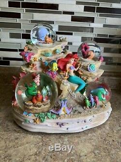 The Little Mermaid Under The Sea Snowglobe Disney Store Collection Water Globe