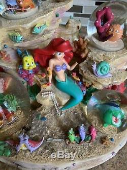 The Little Mermaid Under The Sea Snowglobe Disney Store Collection Water Globe