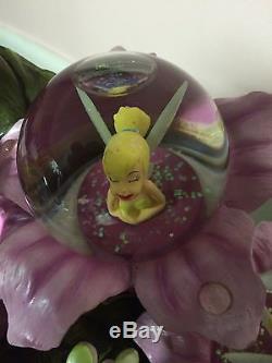 Tinker Bell on Toadstool Moods Snowglobe Figurine Disney vc4845226252 VeryRare