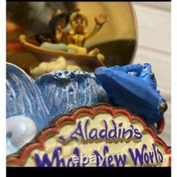 Tokyo Disney Sea Aladdin Snow Globe Music Box Figure Genie 2005 Limited NOBOX JP