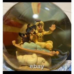 Tokyo Disney Sea Aladdin Snow Globe Music Box Figure Genie 2005 Limited NOBOX JP