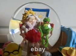 VERY RARE! Disney Snow Globe The Muppets The Muppet Show Theme Lights Marquis