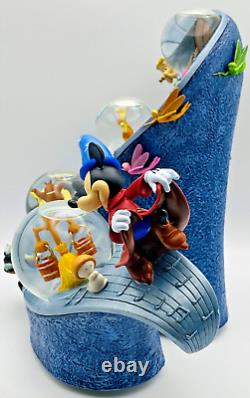 Very Rare! Disney Auctions Fantasia Mickey Snow Globe Mini Globes Limited 350