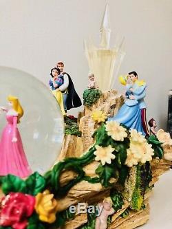 Very Rare Disney Princess Parade Float Snow Globe