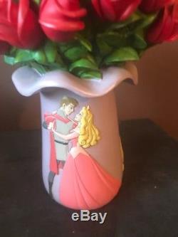 Very Rare Disney Sleeping Beauty Bouquet Snowglobe Decoration Gift