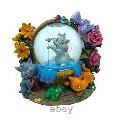 Vintage Disney Aristocats Snow Globe Waltz Of The Flowers Marie Berlioz