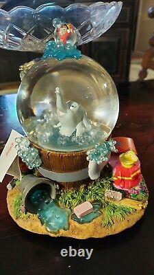 Vintage Disney Snow Globe Dumbo Takes A Bubble Bath
