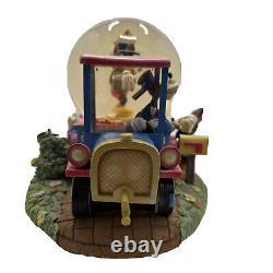 Vintage Disney Snow Globe Goofy Mail Truck Minnie's Yoo Hoo Retro Mickey 8x8