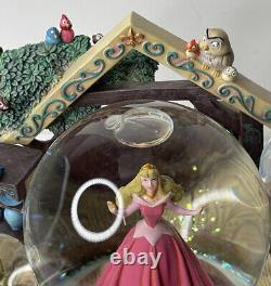 Vintage Disney Store Musical Snow Globe Once Upon A Dream Sleeping Beauty With Tag