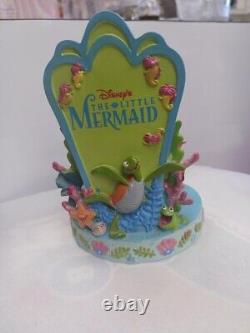 Vintage Disney The Little Mermaid Mini Snow Globe Original Art Work Banned 1990