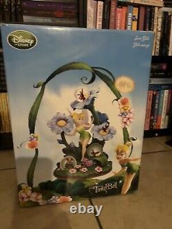 Vtg Disney Store Exclusive Tinkerbell & Fireflies Snow Globe