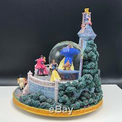 WALT DISNEY SNOWGLOBE snowdome Beauty Beast Once upon Dream Ariel Cinderella 93
