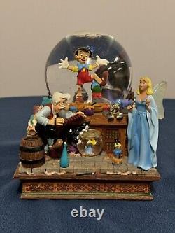 Walt Disney Pinocchio Snow Globe Music Box