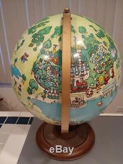 Walt Disney World Travel Desk Globe From 1975 VERY RARE