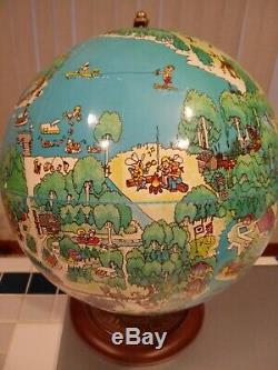 Walt Disney World Travel Desk Globe From 1975 VERY RARE
