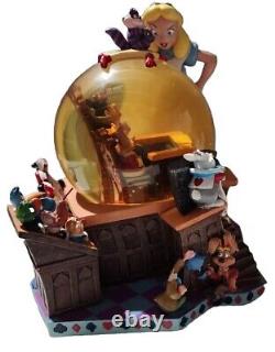 Walt Disney's Alice in Wonderland 50th Anniversary Snow Globe Alice's Trial RARE