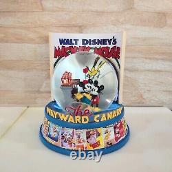 Walt Disney's Mickey Minnie Mouse Wayward Canary Figure Musical Snow Globe