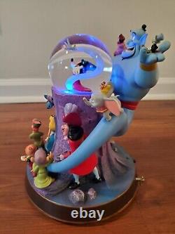 Wonderful World Of Disney Snow Globe Music Box-Friend Like Me-1992-Vintage
