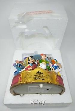 Wonderful World of Disney Store Light Up Snowglobe with Original Box & Foam EUC