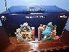 World of Disney Through The Years Vol I 1 & II 2 Bookend Snowglobe Musical